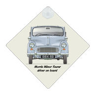 Morris Minor Tourer 1964-69 Car Window Hanging Sign
